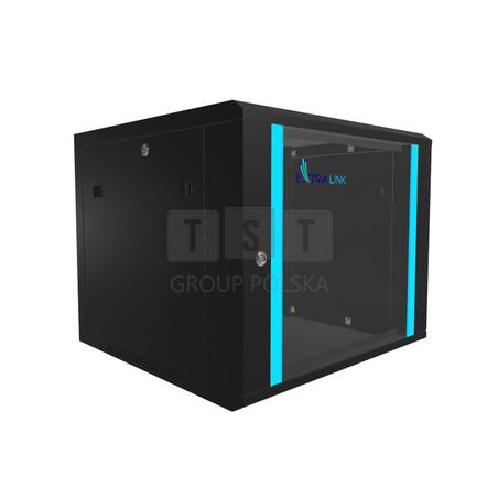Extralink 9U 600x600 Czarna | Szafa rack | montowana na ścianie
