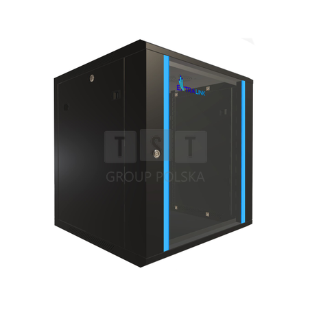 Extralink 12U 600x600 Czarna | Szafa rack | montowana na ścianie