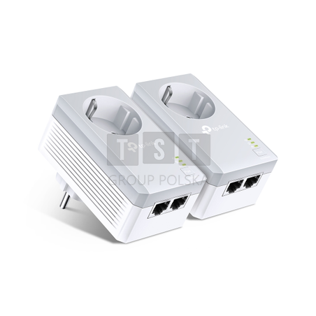 TP-Link TL-PA4020P KIT | Power Line | AV600, 2x RJ45 100Mb/s, Z gniazdem elektrycznym, Dwa adaptery