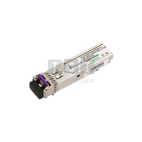 Extralink SFP 1.25G | Moduł SFP CWDM | 1,25Gbps, 1490nm, single mode, 40km, LC, DOM