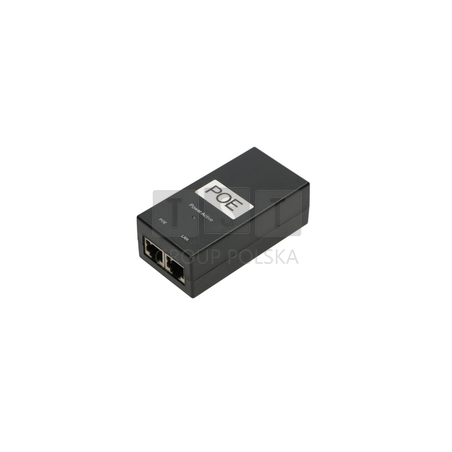 Extralink POE-24-24W | Zasilacz PoE | 24V, 1A, 24W, kabel w zestawie