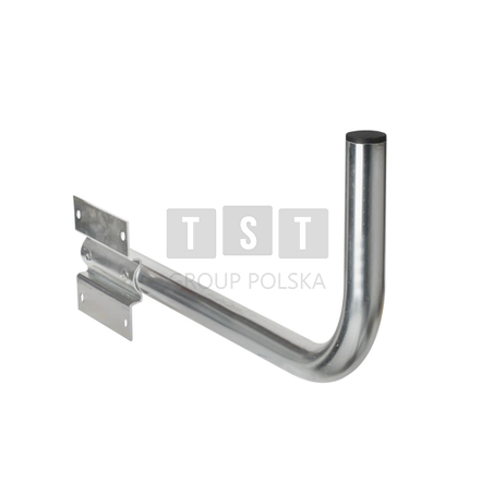 Extralink B600 | Lewy uchwyt murowy | 600mm, stal, ocynk