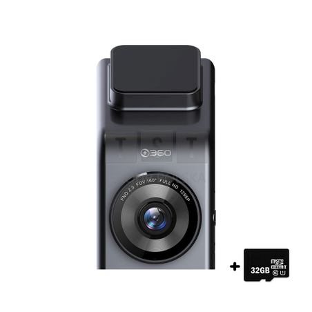 360 G300H Premium | Rejestrator samochodowy | 1296p, GPS, karta microSD 32GB w zestawie