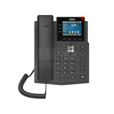 Fanvil X3U | Telefon VoIP | IPV6, HD Audio, RJ45 1000Mb/s PoE, wyświetlacz LCD