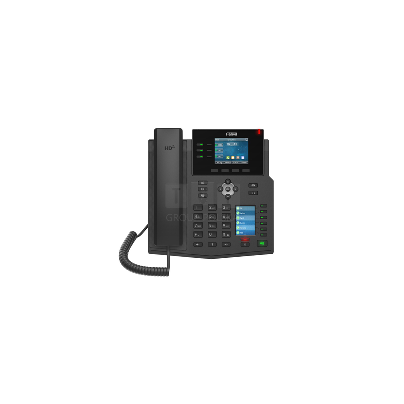 Fanvil X4U | Telefon VoIP | IPV6, HD Audio, RJ45 1000Mb/s PoE, podwójny wyświetlacz LCD