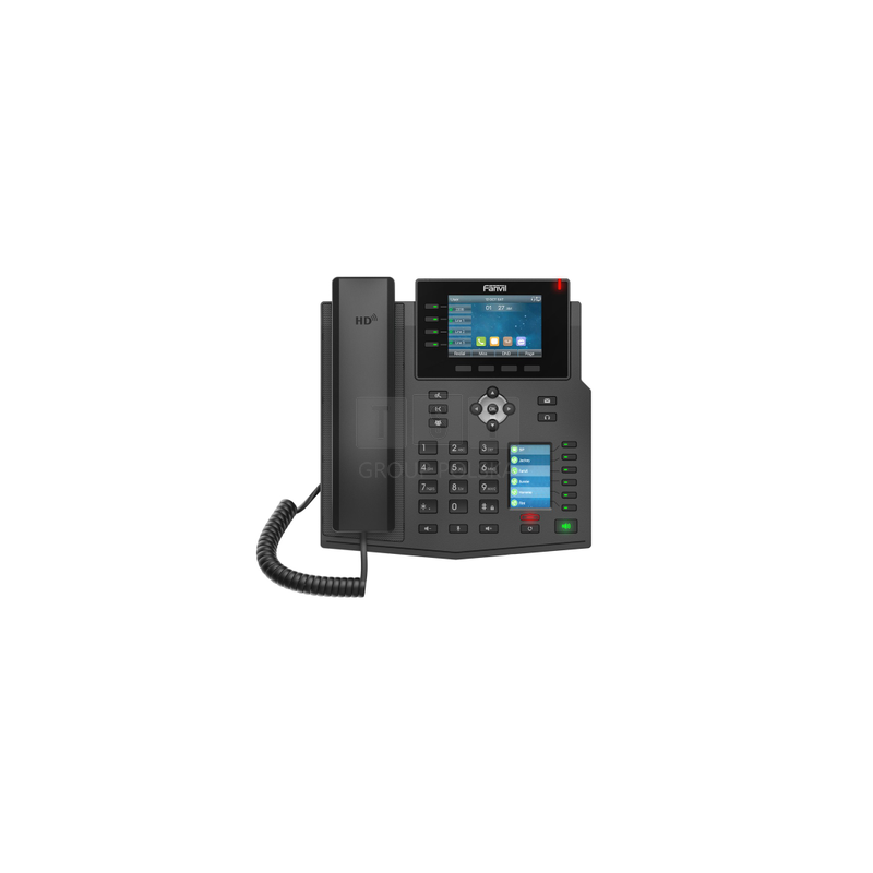 Fanvil X5U | Telefon VoIP | IPV6, HD Audio, RJ45 1000Mb/s PoE, podwójny wyświetlacz LCD