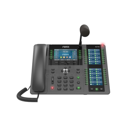 Fanvil X210i | Telefon VoIP | IPV6, HD Audio, Bluetooth, RJ45 1000Mb/s PoE, 3x wyświetlacz LCD