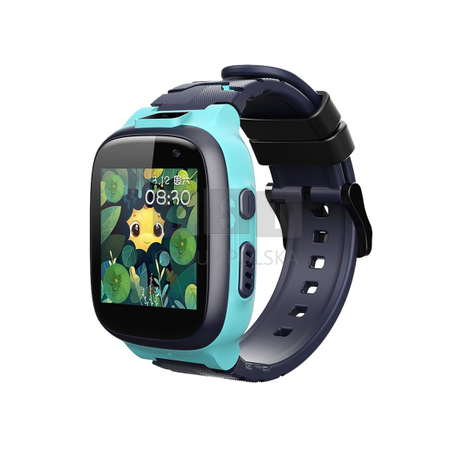 360 Kid's Smartband E2 Niebieski | Smartband | 800mAh, wideorozmowy, dwie kamery, alarm, SOS