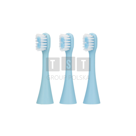 infly T04B/T04X Niebieska | Końcówka do szczoteczki sonicznej | 3 sztuki