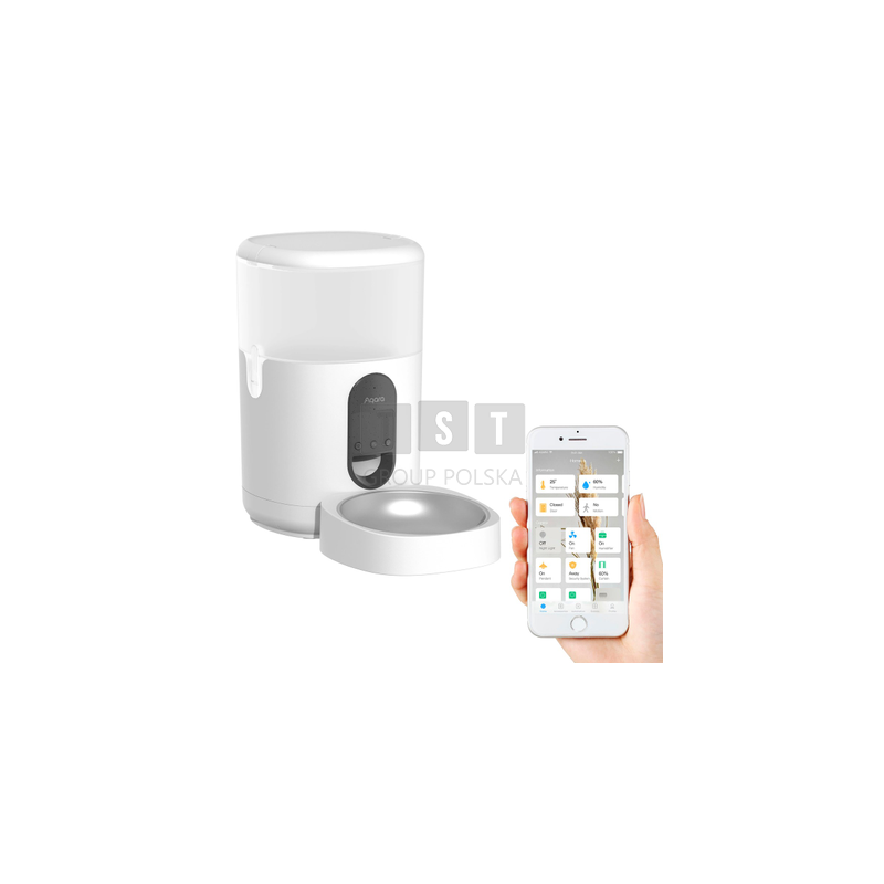 Aqara Smart Pet Feeder C1 | Inteligentny podajnik karmy | Zigbee 3.0, zbiornik 4L