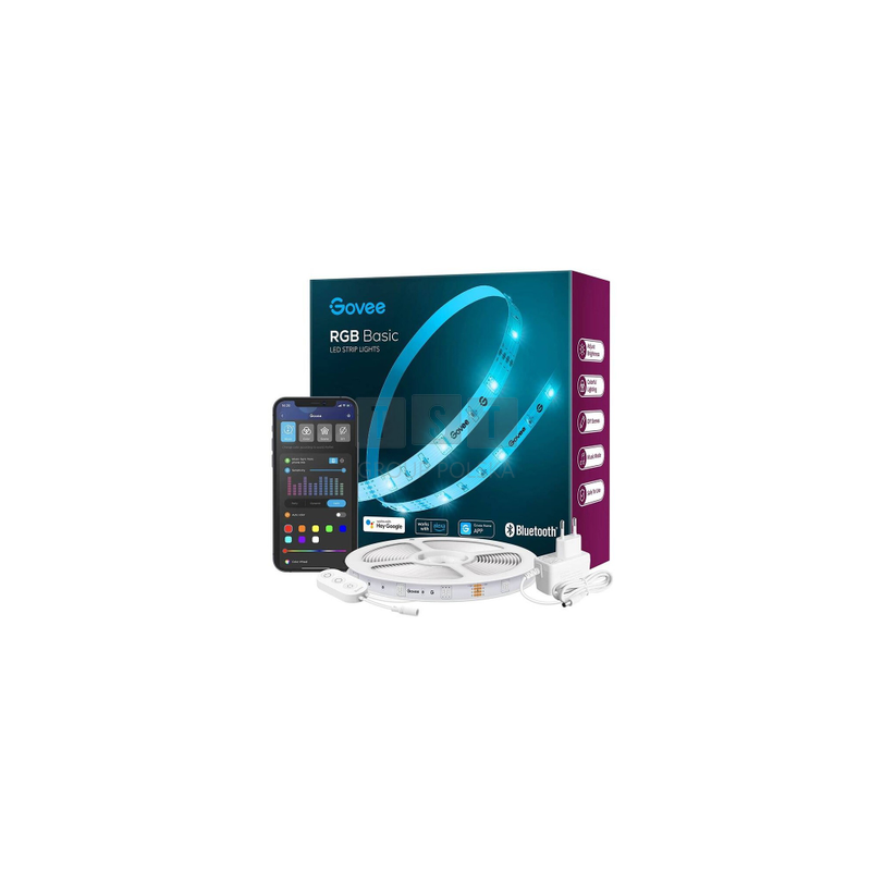 Govee H615A LED Strip Light 5m | Taśma LED | Wi-Fi, RGB