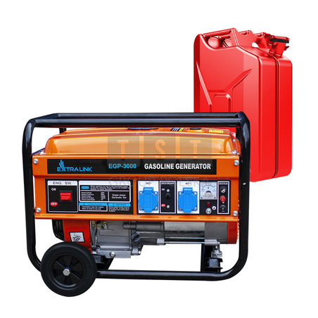 Extralink EGP-3000 | Agregat prądotwórczy | benzynowy, 3kW 1F