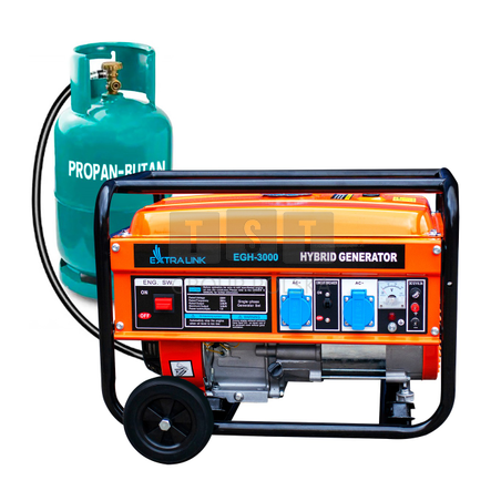 Extralink EGH-3000 | Agregat prądotwórczy | hybrydowy, 3kW 1F