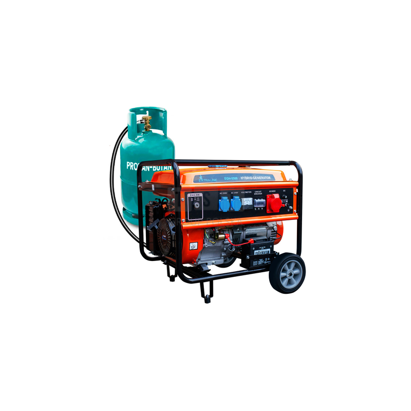 Extralink EGH-5500 | Agregat prądotwórczy | hybrydowy, 5,5kW 3F