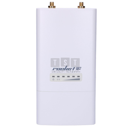 Ubiquiti RocketM2 | Stacja bazowa | 2,4GHz, 1x RJ45 100Mb/s, 2x RP-SMA