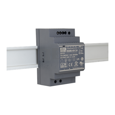 HDR 12V/100W/7.1A zasilacz na szynę DIN HDR-100-12