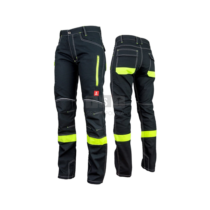 URGENT 717 WYGODNE SPODNIE ROBOCZE MĘSKIE MONTERSKIE DO PASA