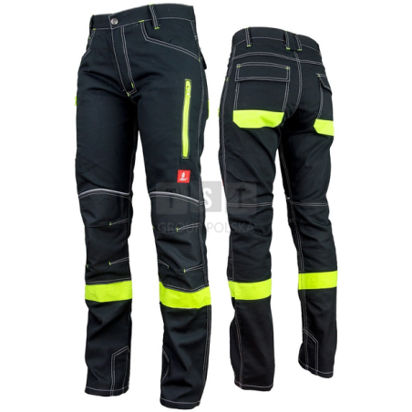 URGENT 717 WYGODNE SPODNIE ROBOCZE MĘSKIE MONTERSKIE DO PASA R. 48