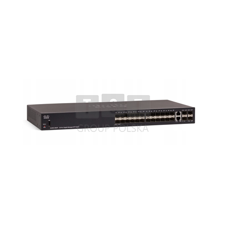 Cisco SG350-28SFP | Switch SFP | 24x SFP, 2x Combo(RJ45/SFP) + 2x SFP, Zarządzalny
