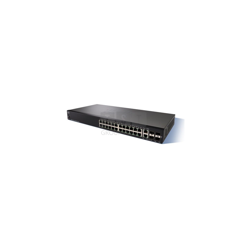 Cisco SF250-24 | Switch | 24x 100Mb/s, 2x 1Gb/s Combo(RJ45/SFP), Zarządzalny