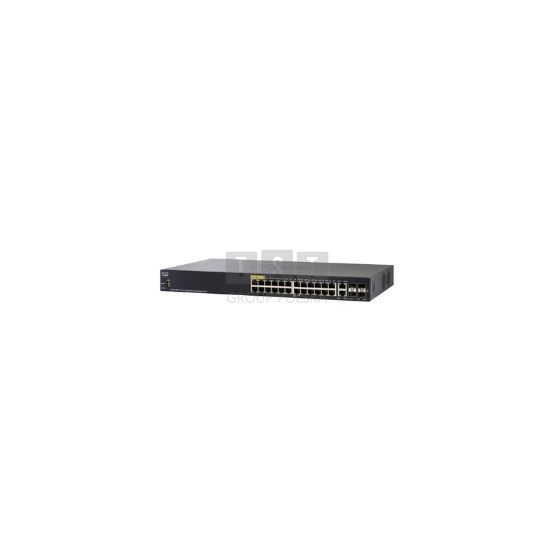 Cisco SG350-28MP | Switch PoE | 24x 1000Mb/s PoE, 382W, 2x Combo(RJ45/SFP) + 2x SFP, Zarządzalny