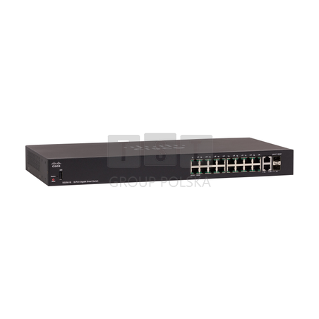 Cisco SG250-18 | Switch | 16x 1000Mb/s, 2x 1Gb/s Combo, Zarządzalny