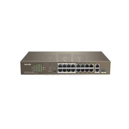 Tenda TEF1118P-16-150W | Switch | 10/100MBPS PoE, 2x 10/100/1000MBPS, 1x SFP, 150 W