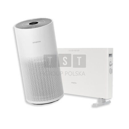 SmartMi Air Purifier White + Electric Heater 1S | Zestaw | Oczyszczacz powietrza + Grzejnik elektryczny