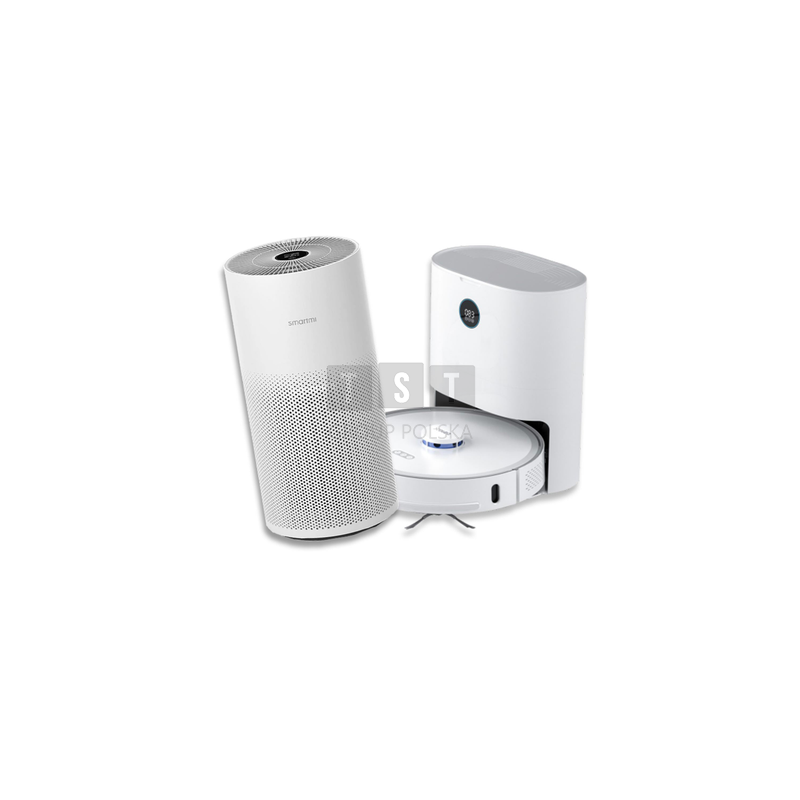 SmartMi Air Purifier White + XClea H30 Plus | Zestaw | Oczyszczacz powietrza + Robot sprzątający