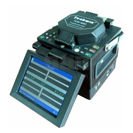 Extralink TCV-605C | Spawarka światłowodowa | akumulator, wyświetlacz LCD