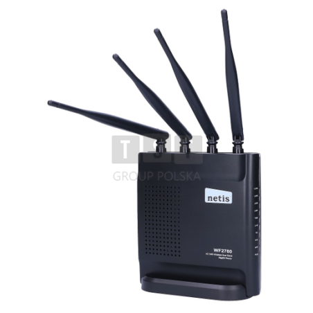 Netis WF2780 | Router WiFi | AC1200, Dual Band, 5x RJ45 1000Mb/s