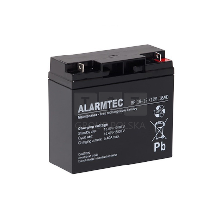 Akumulator Alarmtec 18Ah/12V AL 12V-18Ah