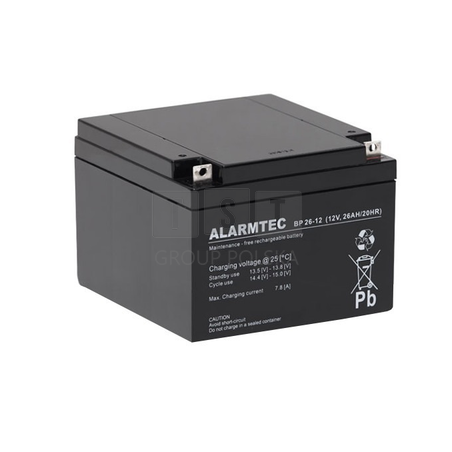 Akumulator Alarmtec 26Ah/12V AL 12V-26Ah