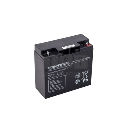 Akumulator Europower 17Ah/12V EP 12V-17Ah