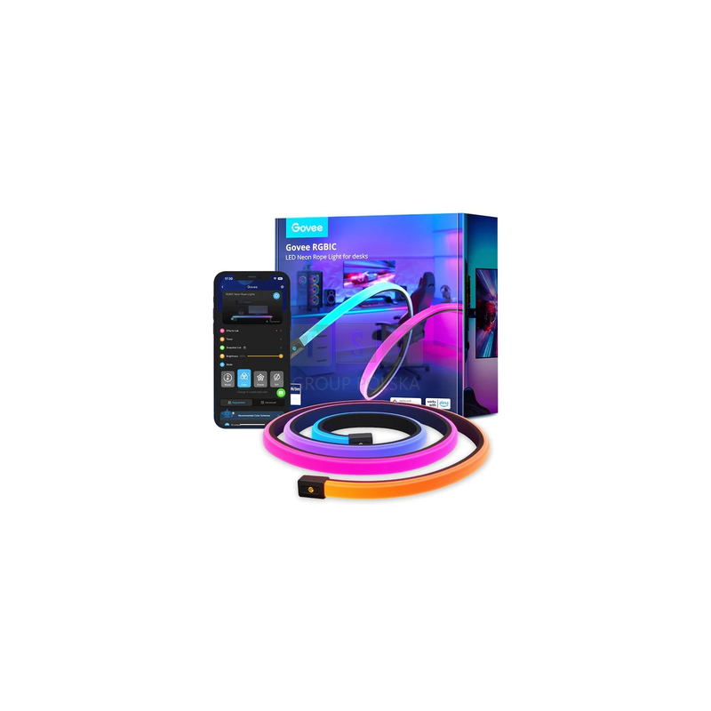 Govee H61C3 Neon Gaming Table Light | Taśma LED | oświetlenie biurka, RGBIC
