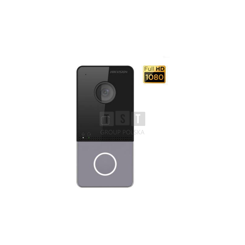 DS-KV6113-PE1(C)/Surface Stacja bramowa "Villa" 2 generacji, 1 -lokal, kamera szerokokątna 2 MP