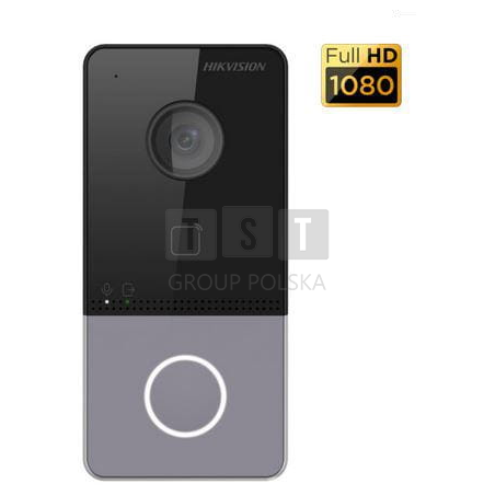 DS-KV6113-PE1(C)/Surface Stacja bramowa "Villa" 2 generacji, 1 -lokal, kamera szerokokątna 2 MP