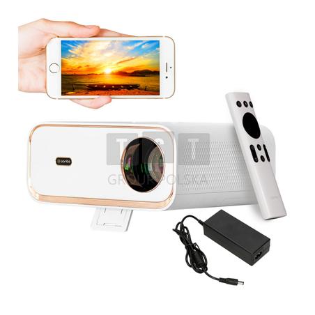Wanbo X5 | Projektor | 1100 ANSI, 1080p, Android 9.0, Auto Focus, Wi-Fi6