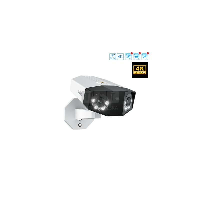 Kamera Reolink DUO 2 POE 4K 8Mpx | Detekcja osób pojazdów zwierząt | POE