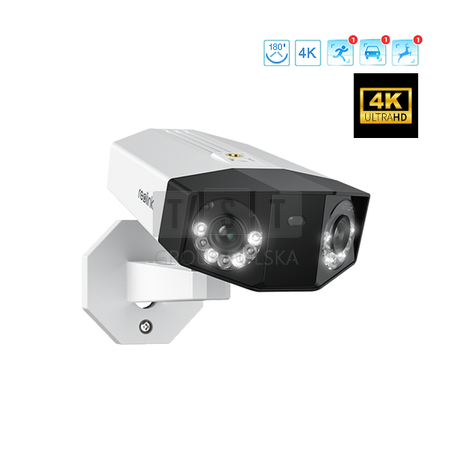 Kamera Reolink DUO 2 POE 4K 8Mpx | Detekcja osób pojazdów zwierząt | POE