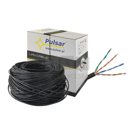 Przewód skrętka U/UTP kategorii 5e zewnętrzny UTPZ PU-NC301
