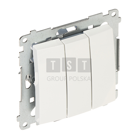 PRZYCISK POTRÓJNY CHWILOWY DP31.01/11-SIMON54 250 V 10 A