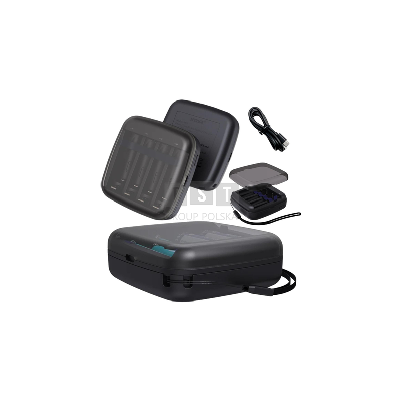 Ładowarka do akumulatorów cylindrycznych Li-ion 1,5V / Ni-MH AA / AAA Xtar BC4