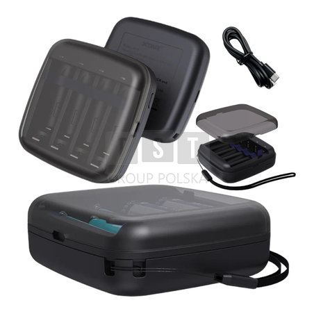 Ładowarka do akumulatorów cylindrycznych Li-ion 1,5V / Ni-MH AA / AAA Xtar BC4