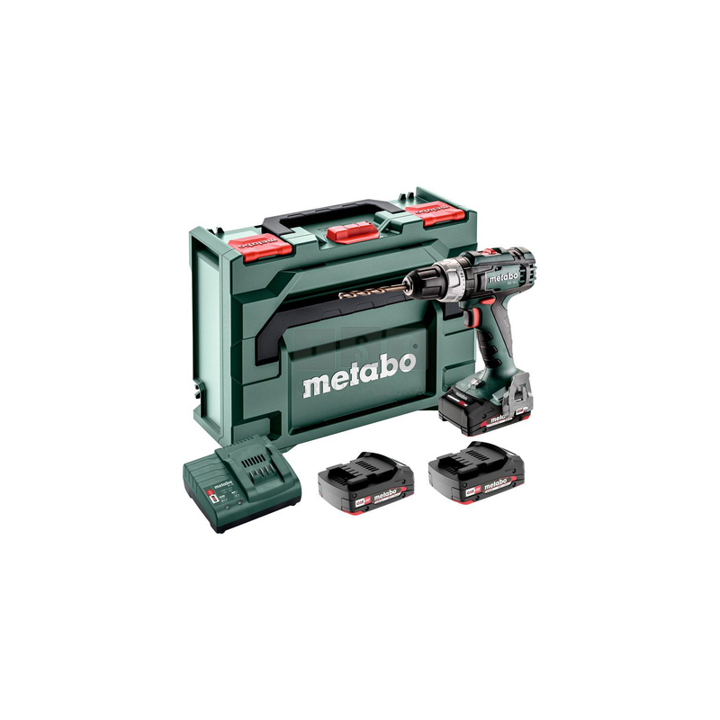Wiertarko-wkrętarka akumulatorowa Metabo BS 18 L Set 3x2Ah Walizka Ładowarka