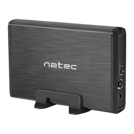 Zewnętrzna obudowa dysku Natec Rhino SATA 3.5cala USB 3.0 Aluminium