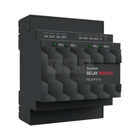 Moduł oświetelniowy RELAY 4HP INRUSH Grenton