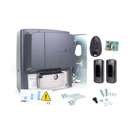 Zestaw CAME BX PLUS SPACE do 400kg bram przesuwnych