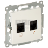 GNIAZDO KOŃCOWE RJ-45 + RJ-12 D5T.01/11-SIMON54