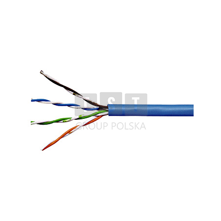U/UTP kat.5E 4X2XAWG24 PVC kabel niebieski (305mb)